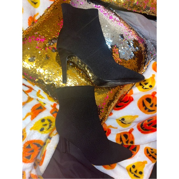 Black MIA Sock Bootie - Picture 2 of 3